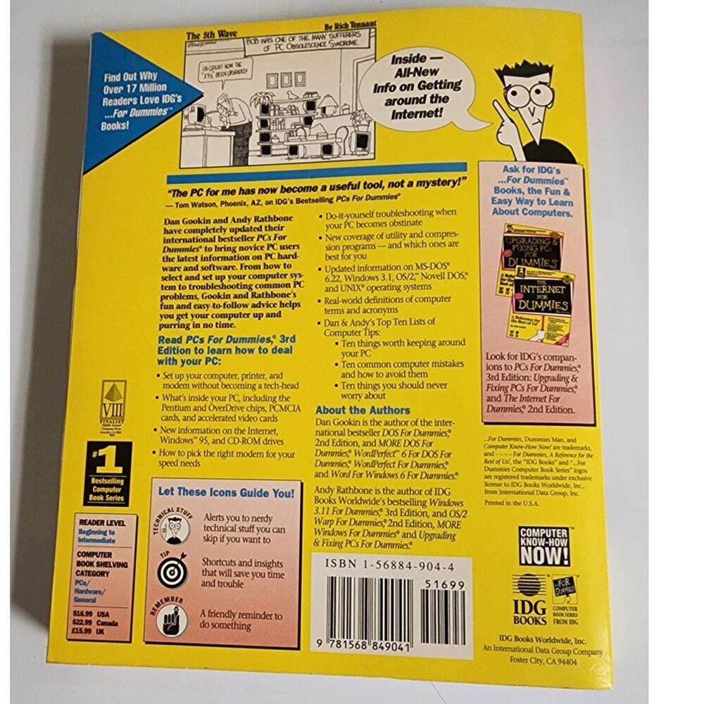 PCs For Dummies 3rd Edition Dan Gookin IGG Paperback Computer Guide Book - Picture 3 of 5